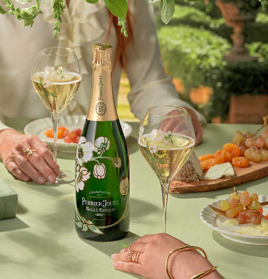 Belle Epoque Brut 2016 brunch table